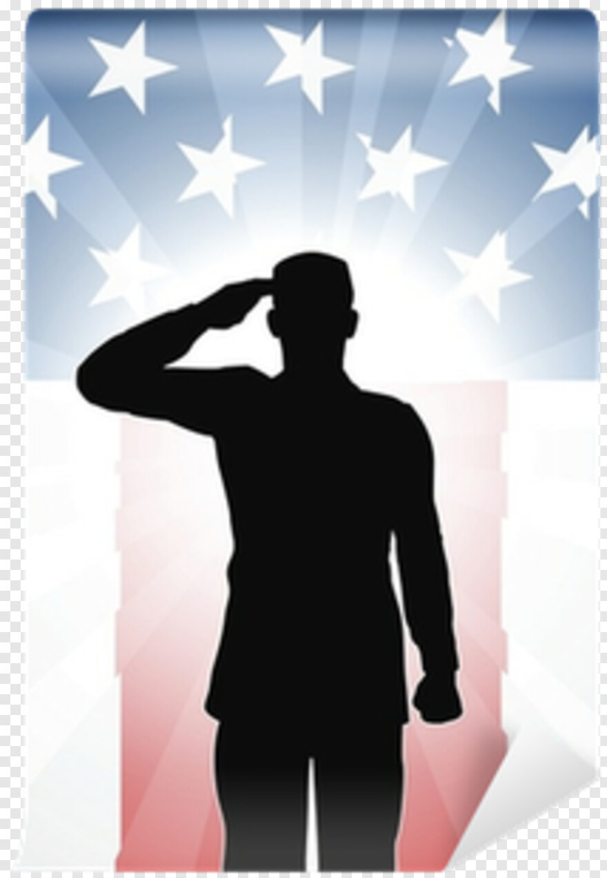soldier-salute-silhouette # 661083