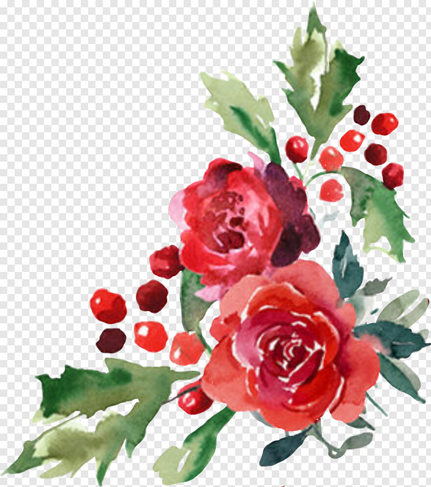 watercolor-flowers # 429751