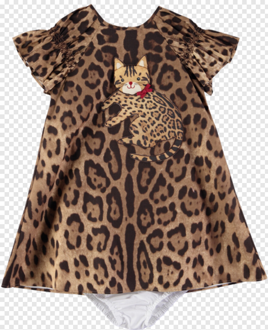  Cat Paw Print, Leopard Print, Dress, Ladies Dress, Wedding Dress, Black Dress