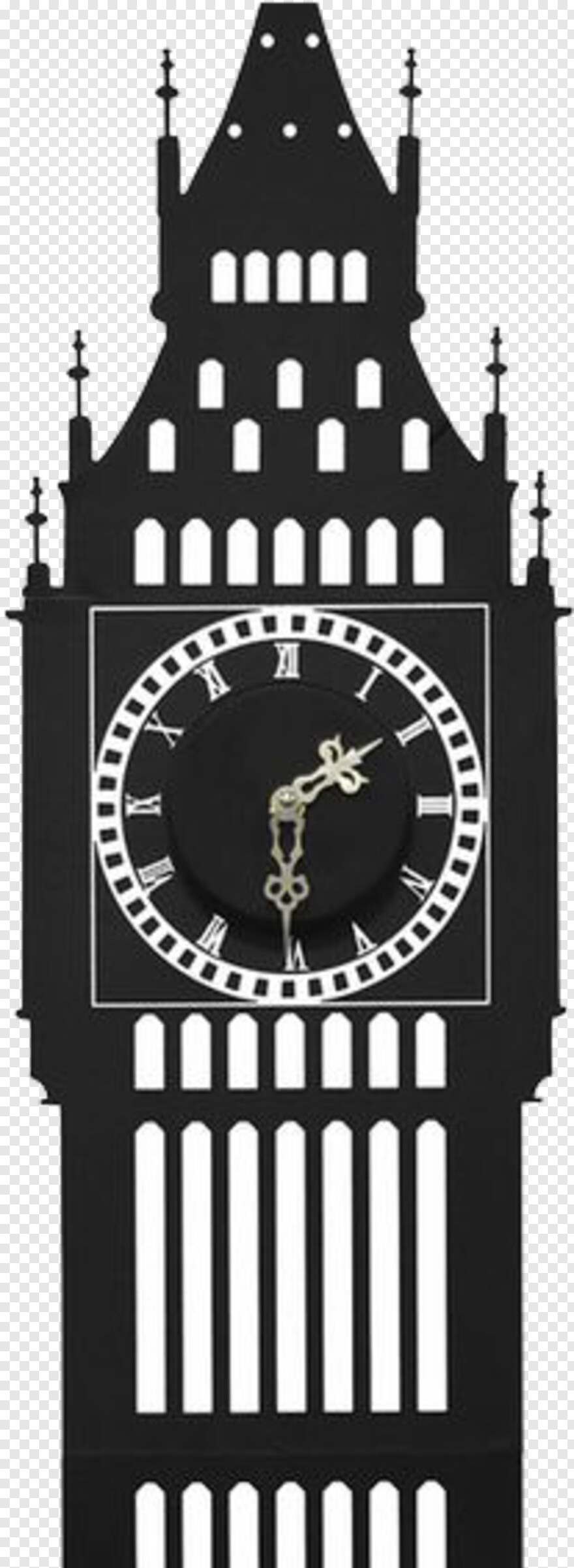  Digital Clock, Clock Face, Water Tower, Eiffel Tower Silhouette, Clock, Clock Vector