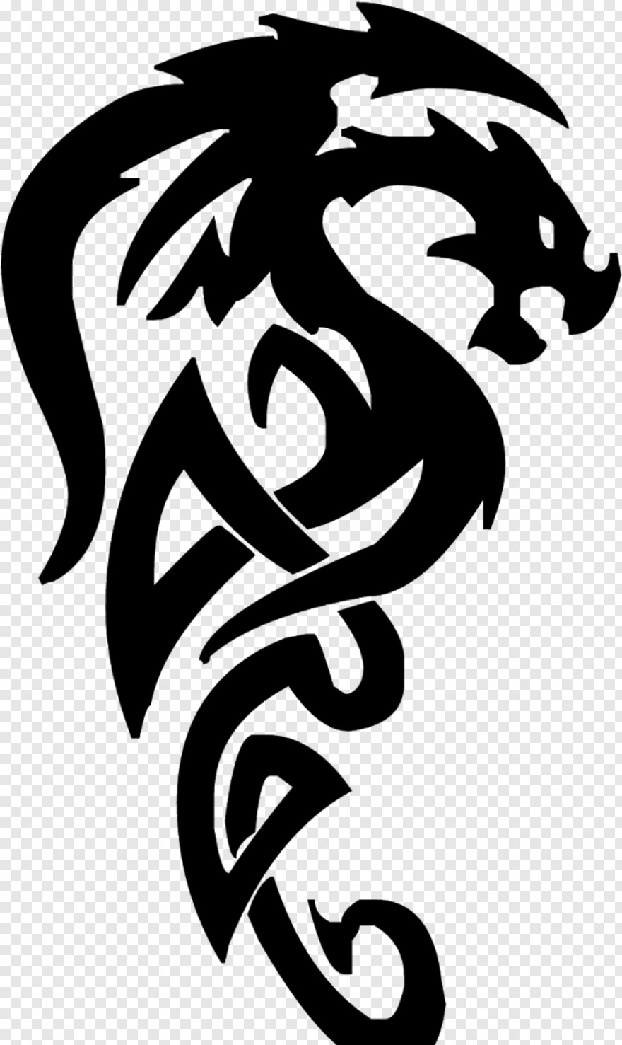 Dragon Tattoo Free Icon Library - black and white dragon tattoo roblox