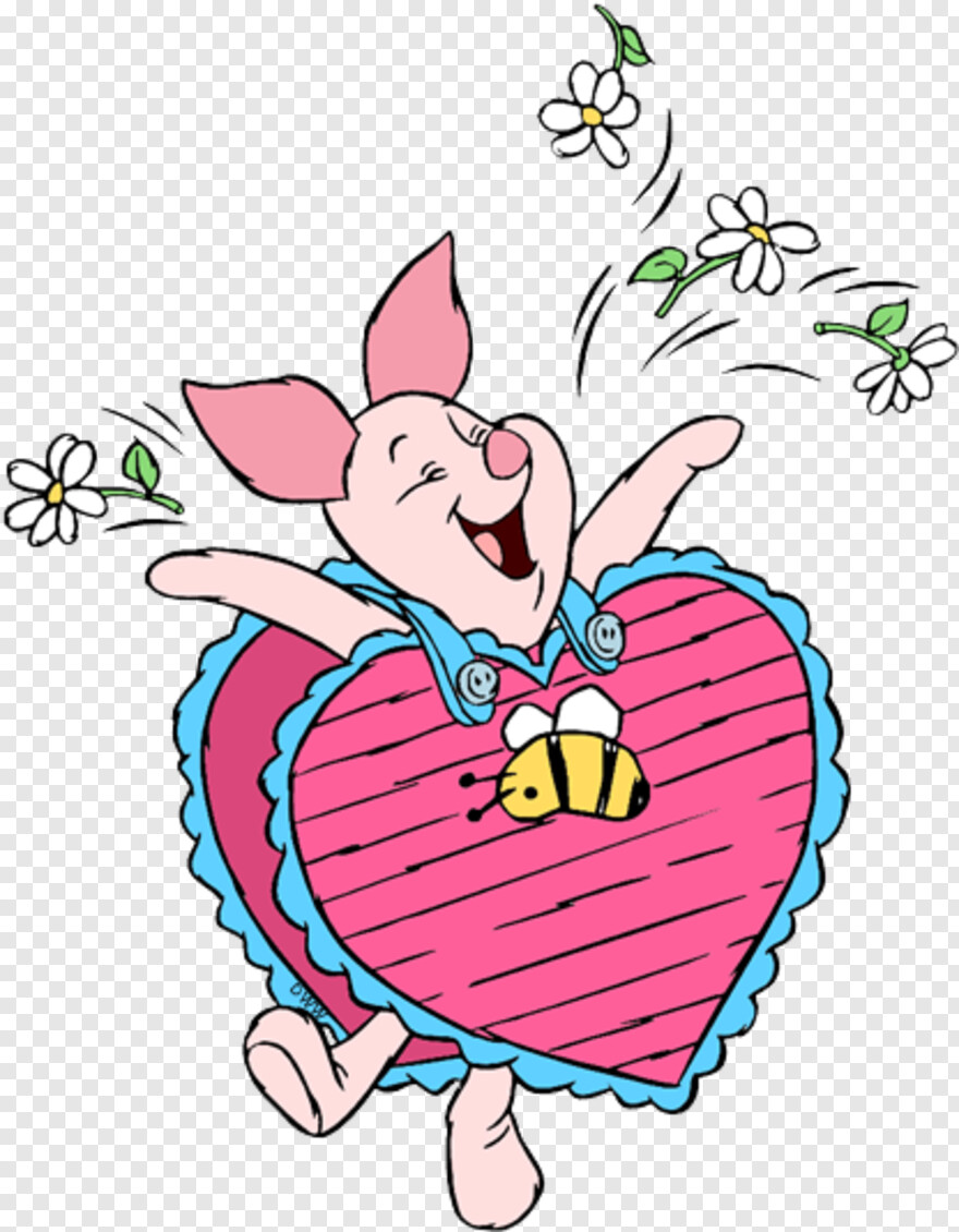  Piglet, Valentine Heart, Happy Fathers Day, Valentine Border, Mother's Day, Valentine's Day