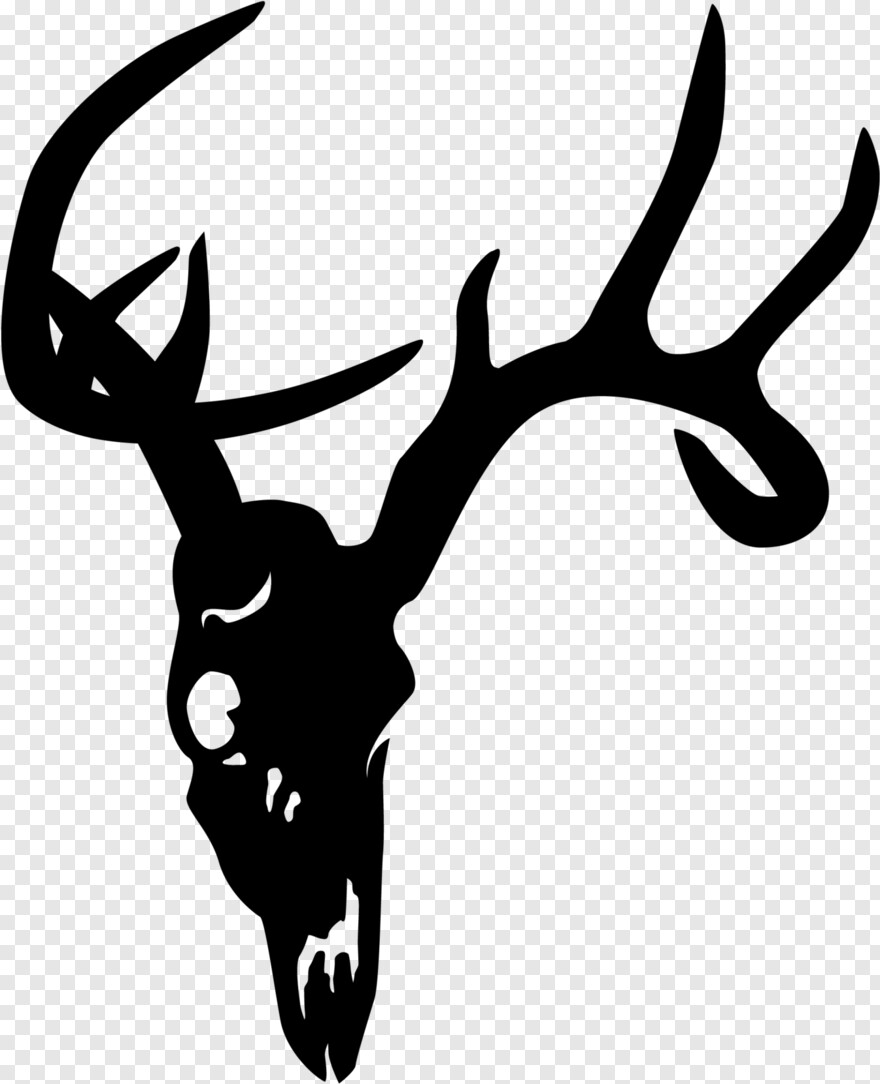  Deer Silhouette, Deer Head, Deer Antler, Deer Skull, Whitetail Deer, Deer Head Silhouette