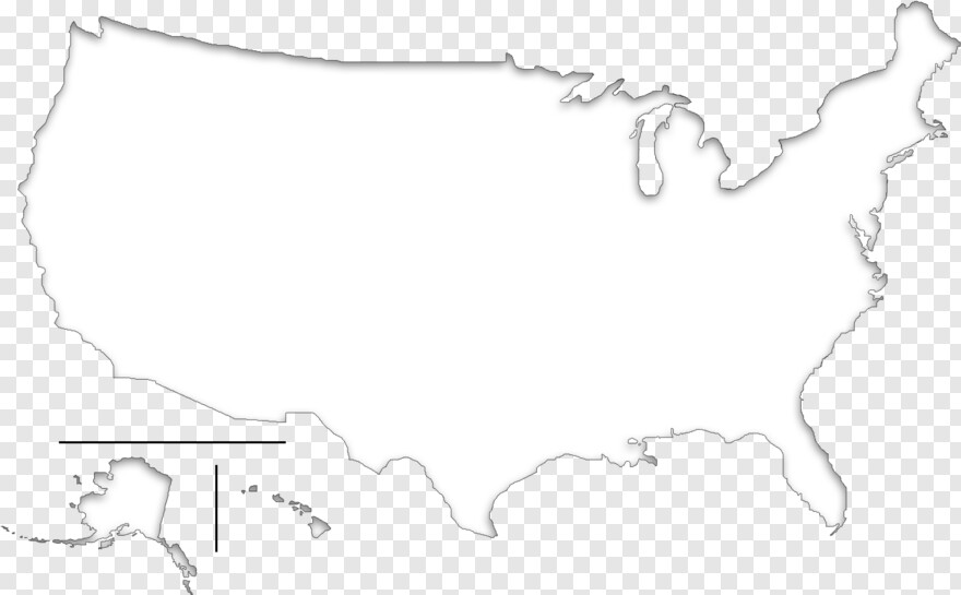 us-map-outline # 348595
