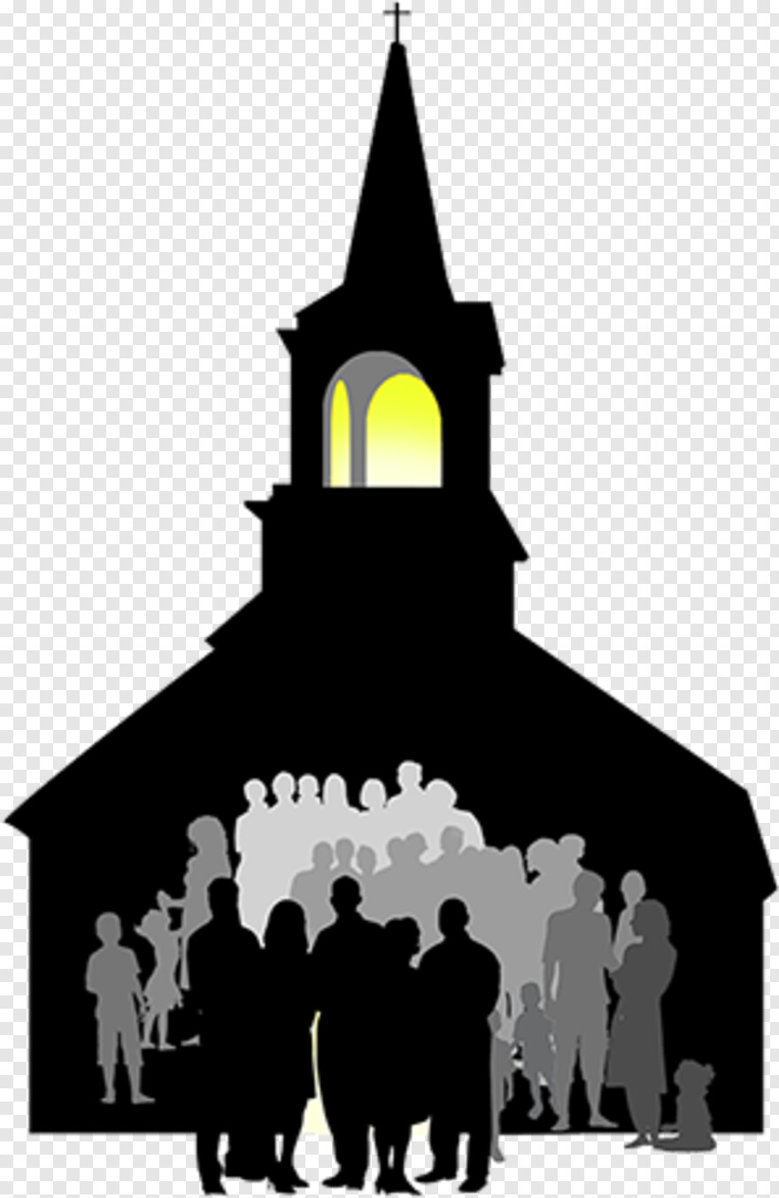 church-silhouette # 1015412