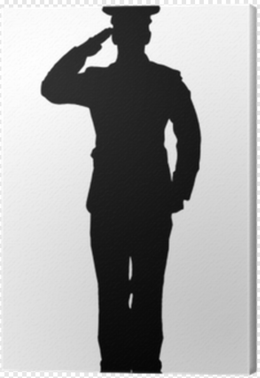 soldier-salute-silhouette # 451756