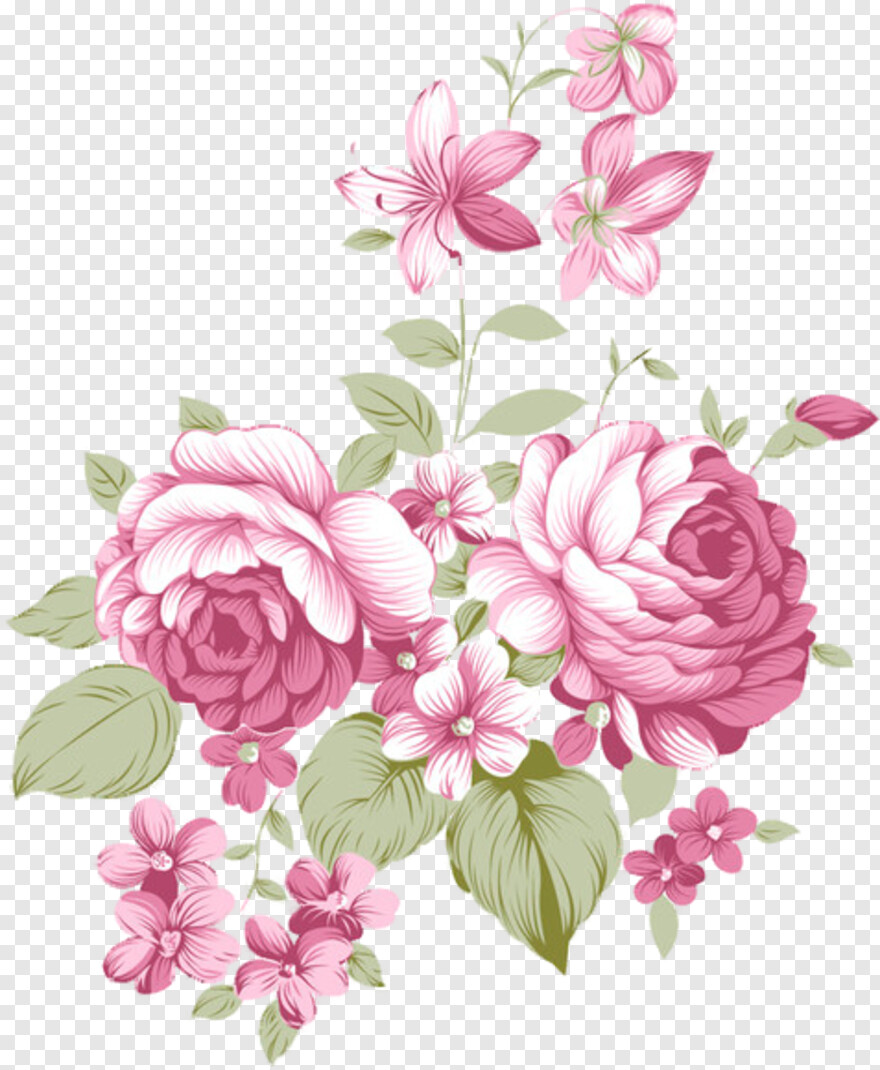  Flower Clipart, Sakura Flower, Cherry Blossom Flower, Flower Plants, Flower Crown, Pink Flower