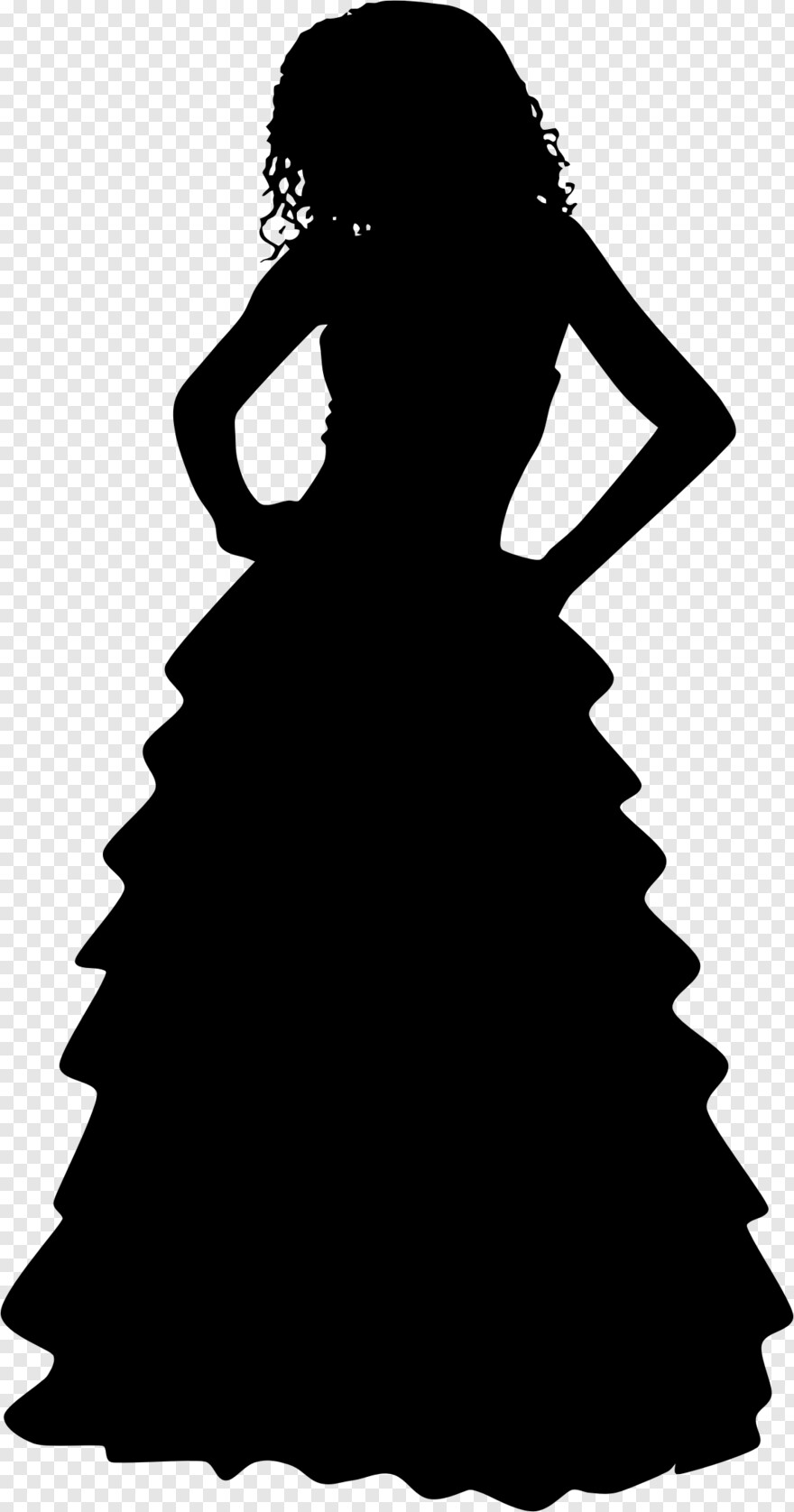 woman-silhouette # 914676