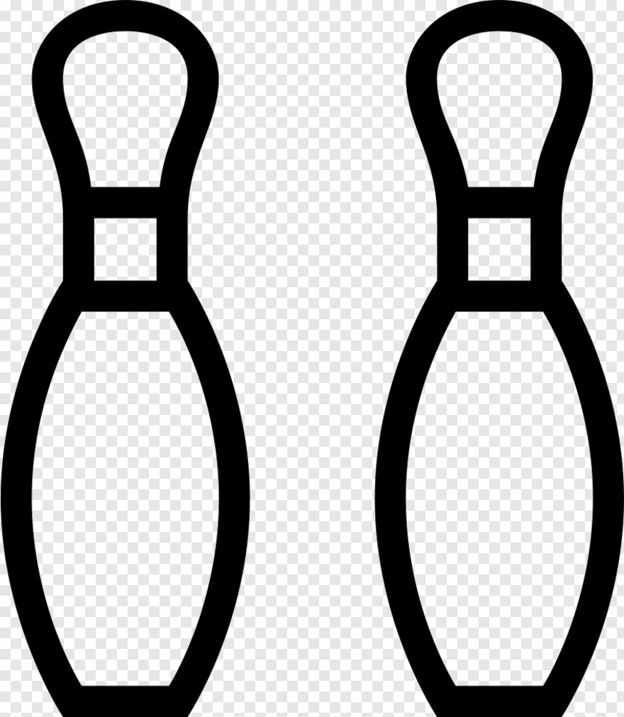  Bowling Ball, Bowling Clipart, City Outline, Bowling Pin, Rectangle Outline, Person Outline