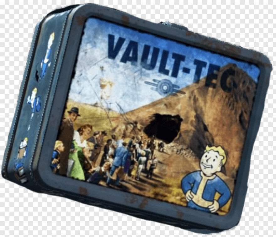  Box Outline, Vault Boy, Tissue Box, Vault, Black Box, Fallout 4 Vault Boy