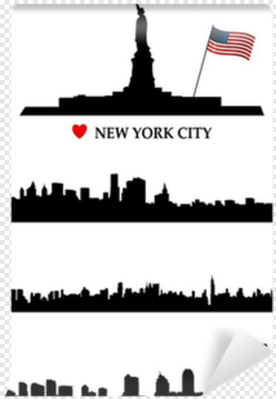 new-york-skyline-silhouette # 1037170