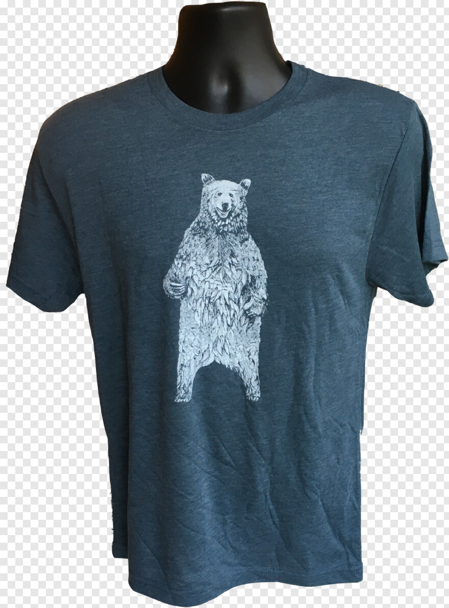  T-shirt Template, White T-shirt, Black T-shirt, Blank T Shirt, T Shirt, Standing Bear