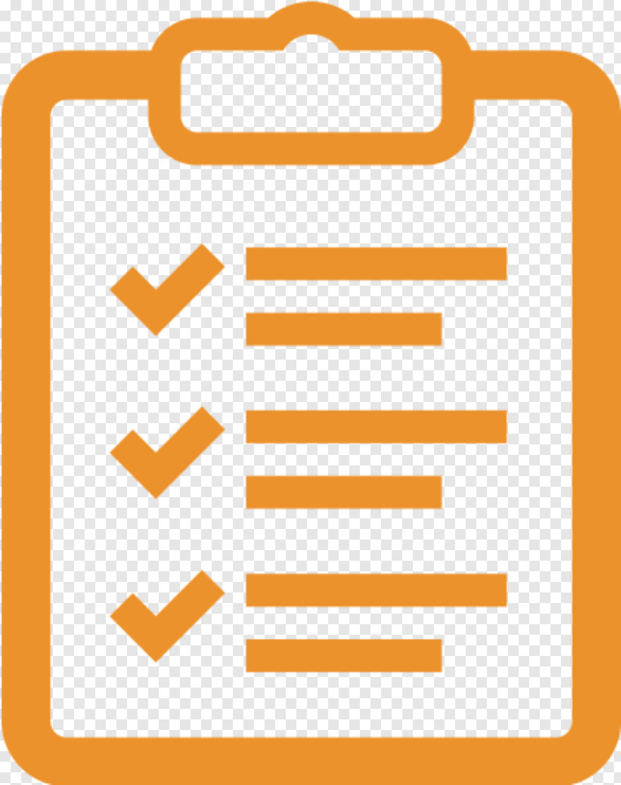  List Icon, Checklist Icon, Orange Arrow Icon, Check Mark Icon, Check Icon, Notification Icon