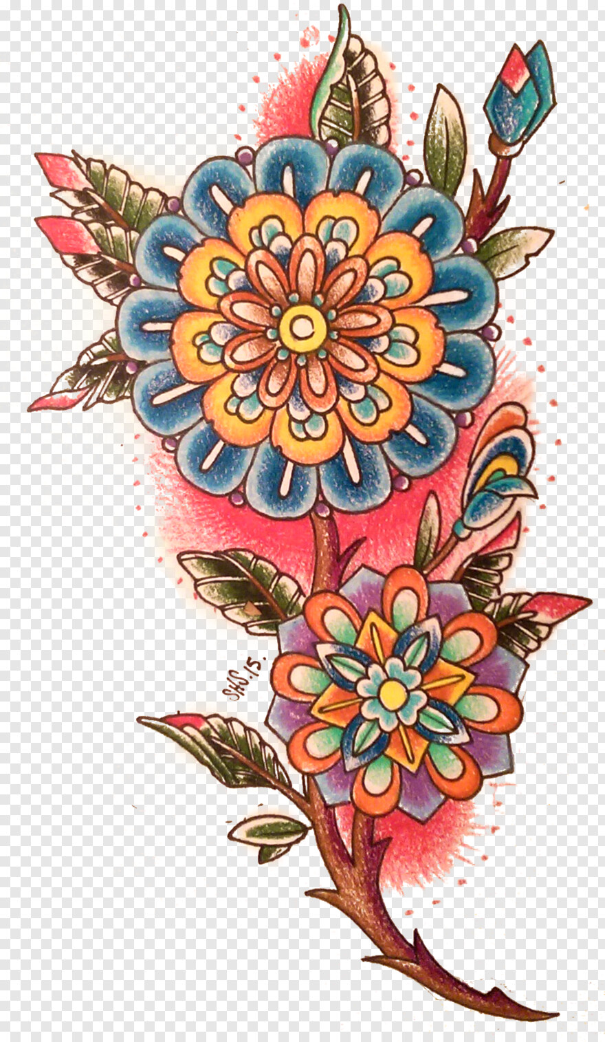 flower-tattoo # 823609
