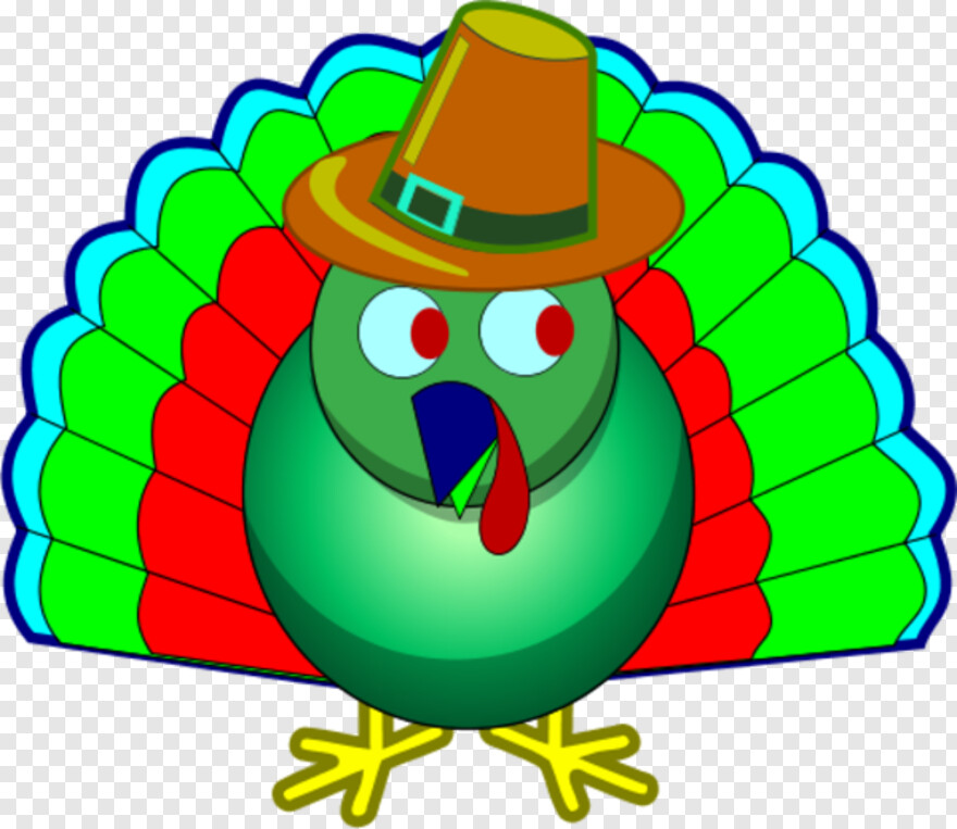  Turkey, Turkey Clipart, Cooked Turkey, Cute Turkey, Colorful Border, Thanksgiving Turkey