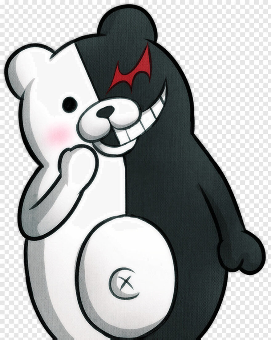 Collection of Monokuma Icons for Personal Use.