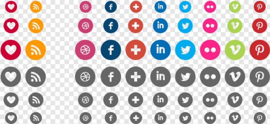 social-media-icons-vector # 624576