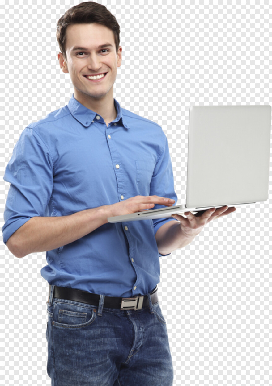 man-with-laptop # 724145