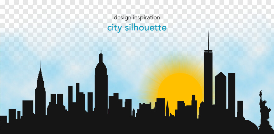 new-york-skyline-silhouette # 355398