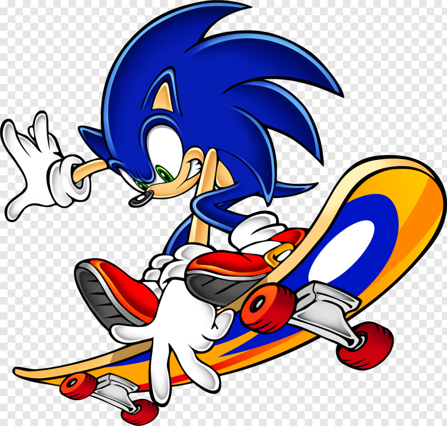  Sonic The Hedgehog, 90's, Xbox One S, Shadow The Hedgehog, Skateboard, Sonic The Hedgehog Logo