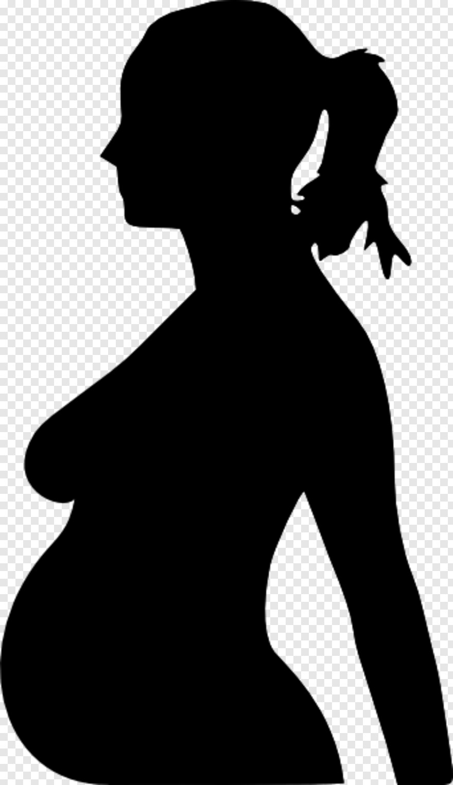 black-woman-silhouette # 731695