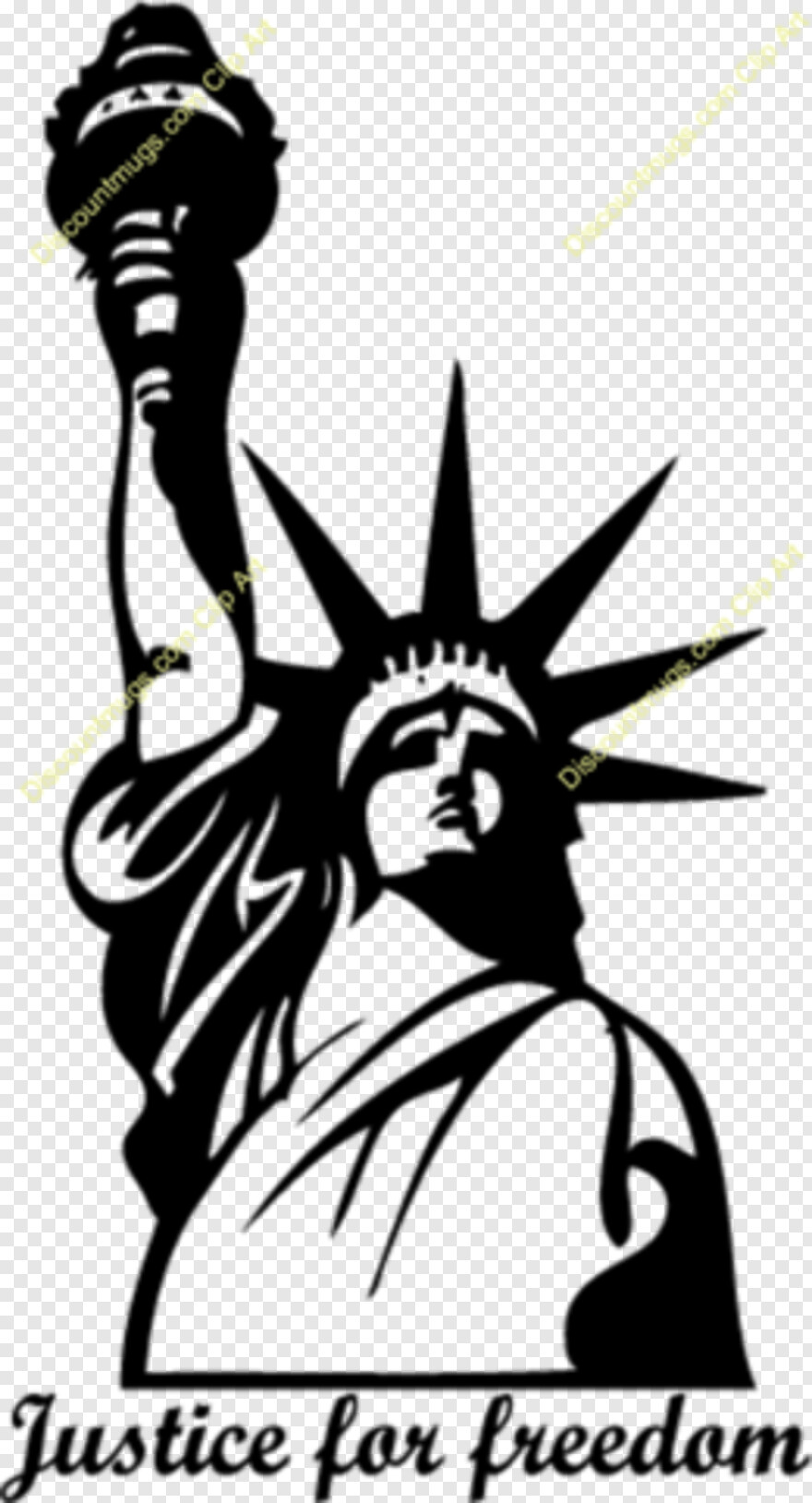 statue-of-liberty-silhouette # 998967