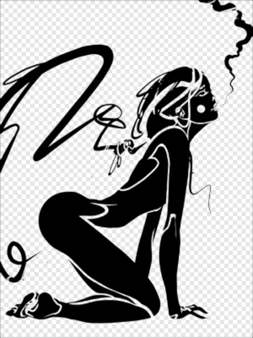 black-woman-silhouette # 344027