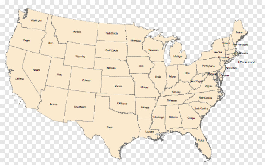 us-map-outline # 507411