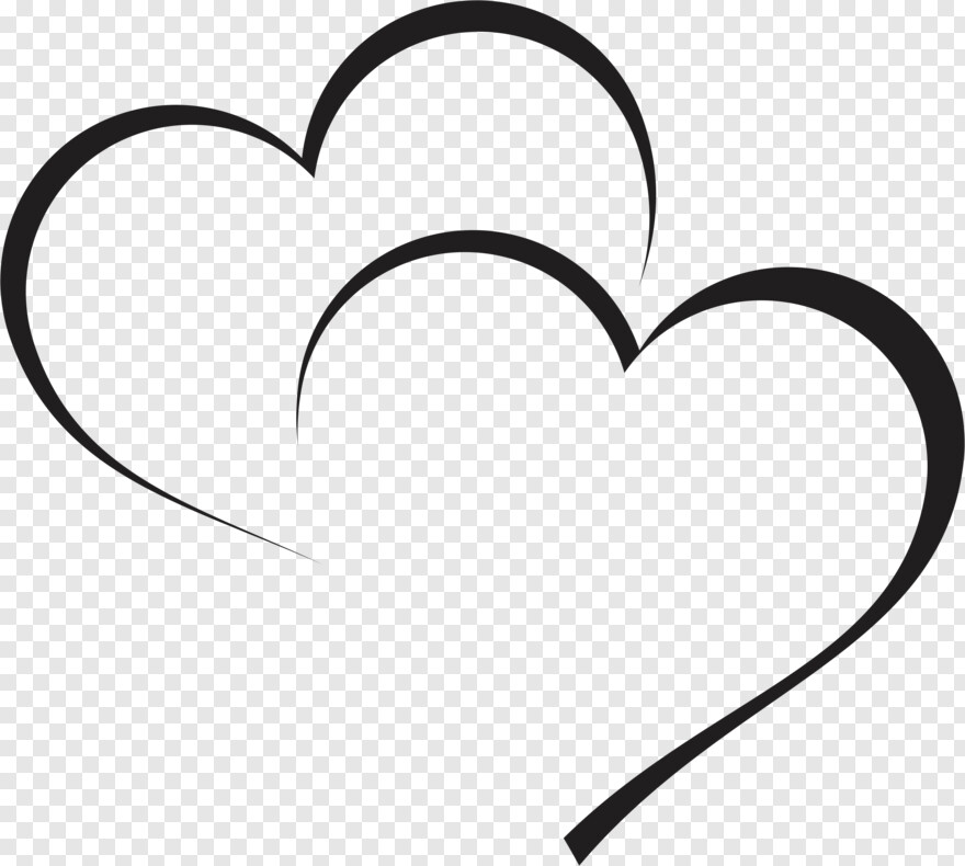  Heart Line, Heart Clipart, Heart Filter, Black Heart, Heart Doodle, Gold Heart