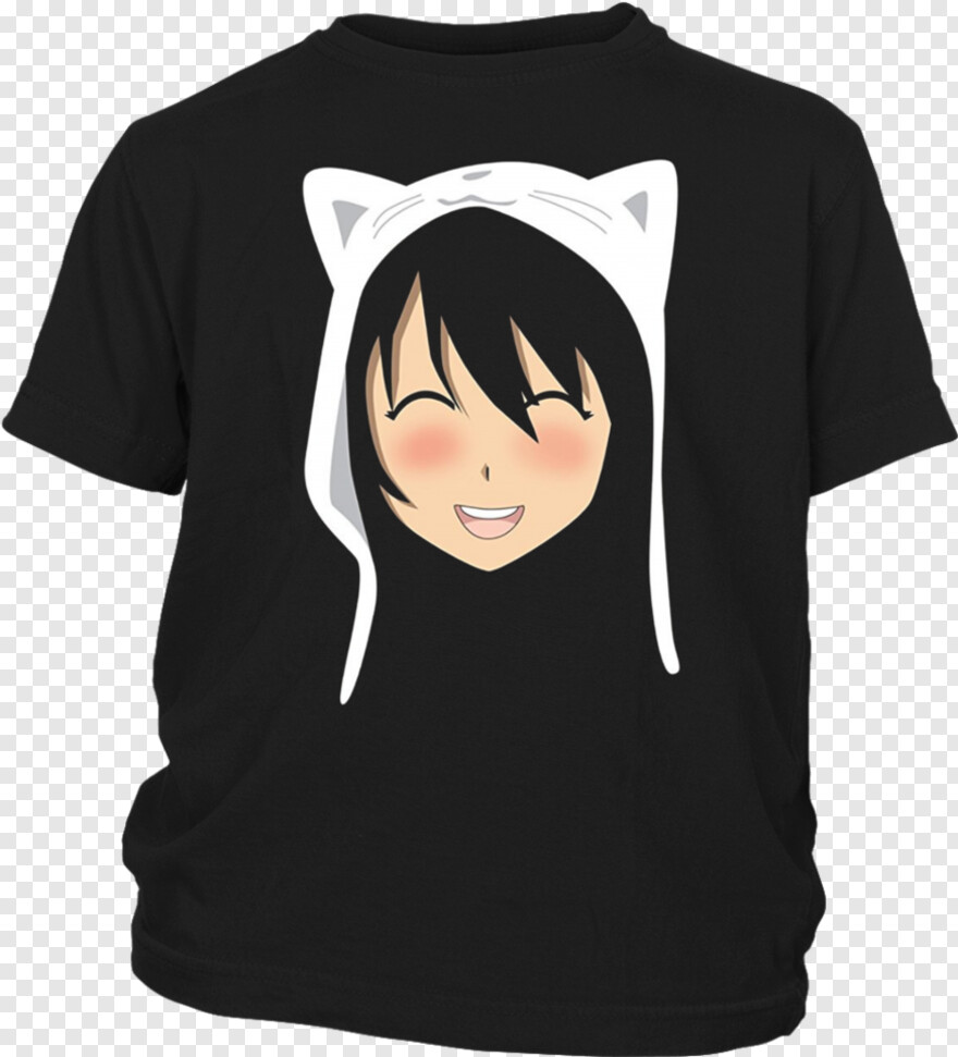 T-shirt Template, Anime Face, White T-shirt, T Shirt, Cat Face, Blank T  Shirt #513412 - Free Icon Library