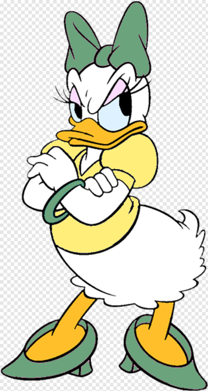 Angry daisy duck
