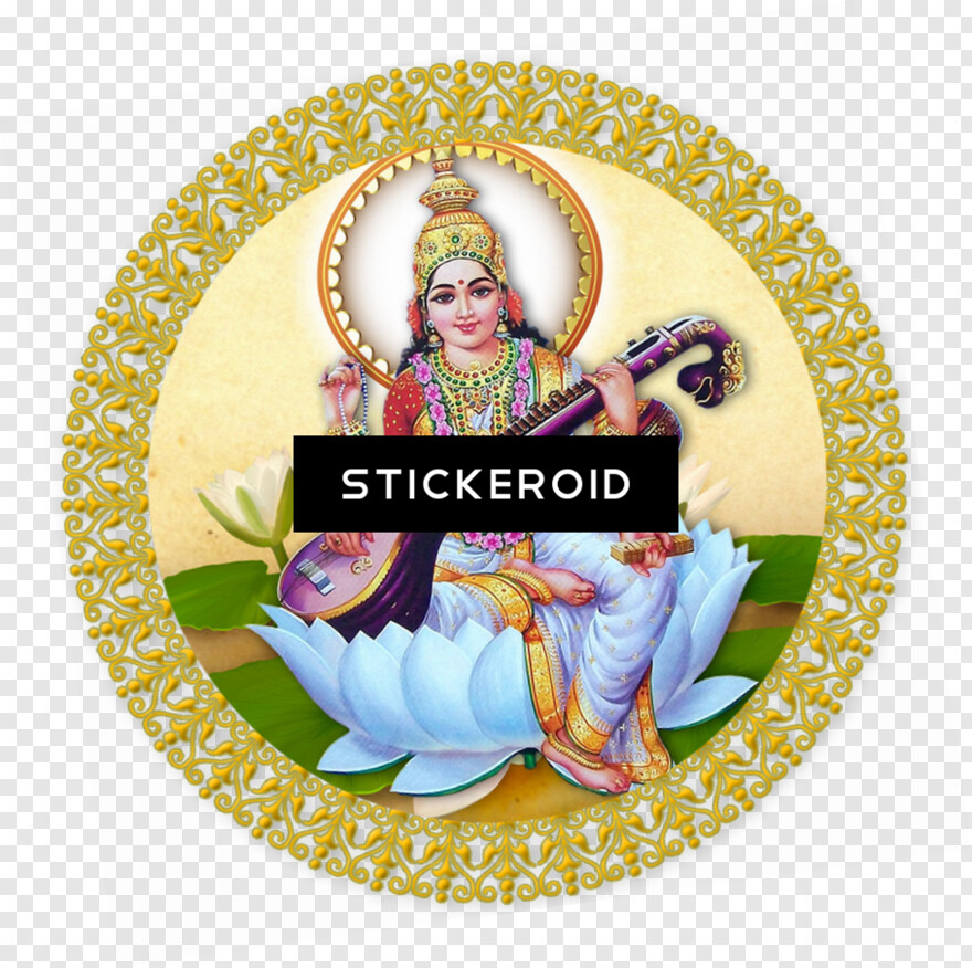 Saraswati Maa Ka, Rainbow Background, goddess, HD phone wallpaper | Peakpx