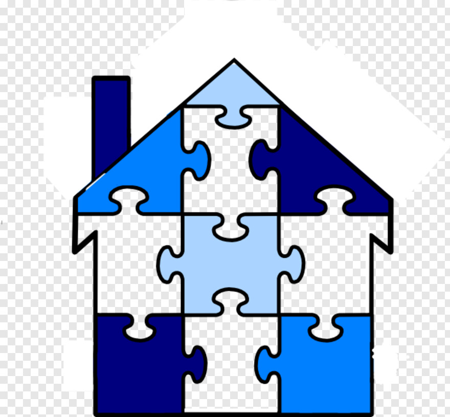  White House, House Plant, House Clipart, House Silhouette, House Icon, Puzzle Piece