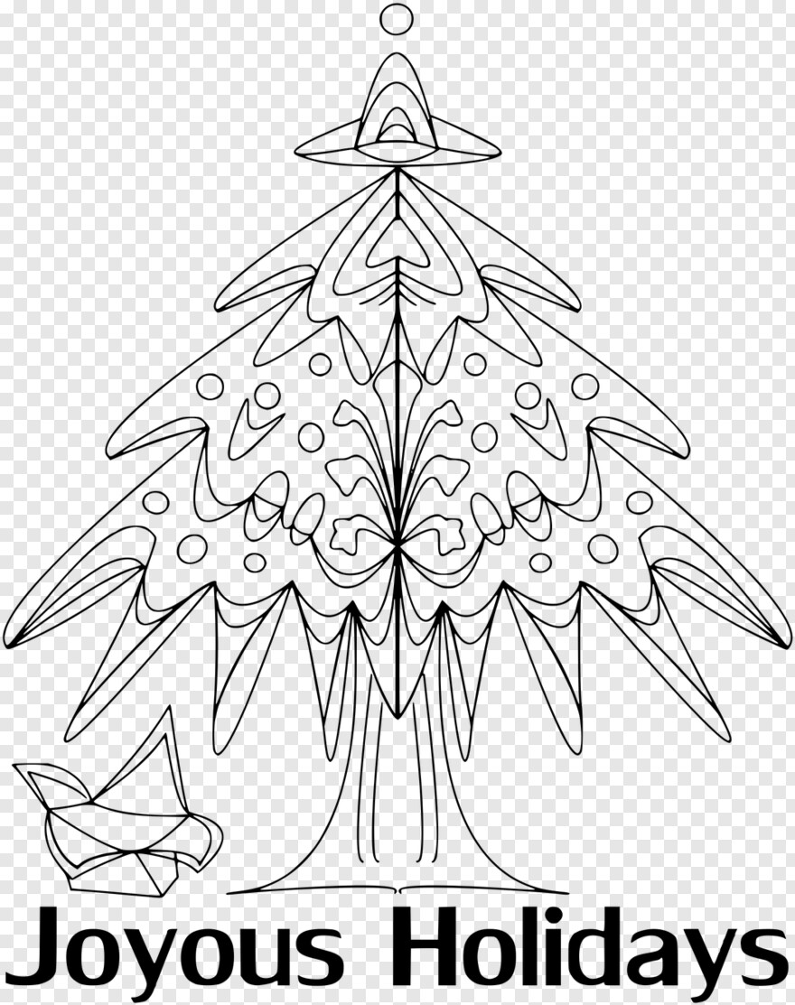 christmas-tree-silhouette # 563761