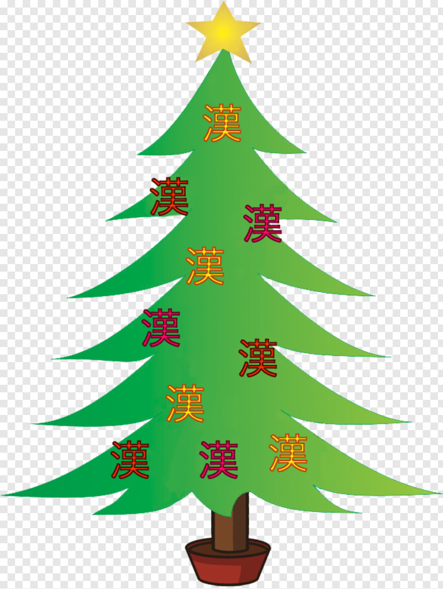 christmas-tree-silhouette # 460196