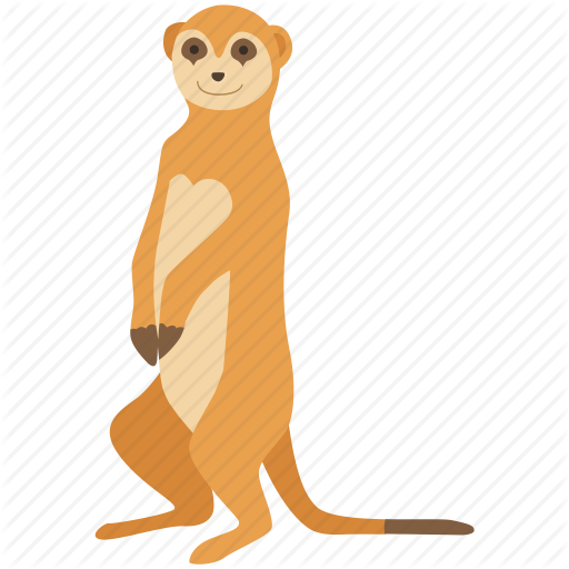 Meerkat,Mongoose,Cartoon,Illustration,Carnivore,Art,Fawn,Tail,Marsupial