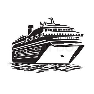 Water transportation,Cruise ship,Ship,Passenger ship,Vehicle,Naval architecture,Ocean liner,Ferry,Illustration,Transport,Watercraft,Steamboat,Boat,Logo,Emblem