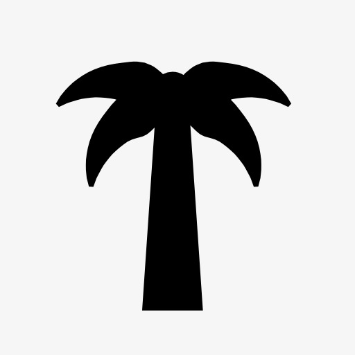 Black-and-white,Symbol,Logo,Font,Illustration,Palm tree,Fictional character,Graphics