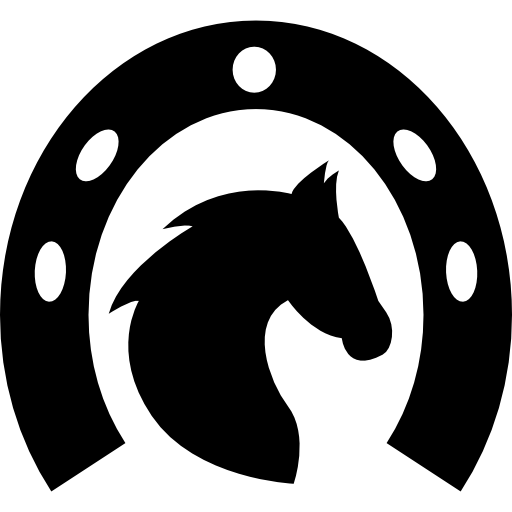Clip art,Font,Black-and-white,Illustration,Horse,Logo,Circle,Games,Symbol,Graphics,Mustang horse