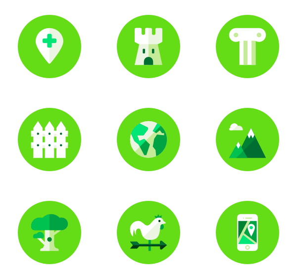 Green,Icon,Sign,Symbol,Circle