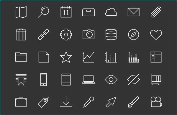 Font,Text,Icon,Number,Pattern