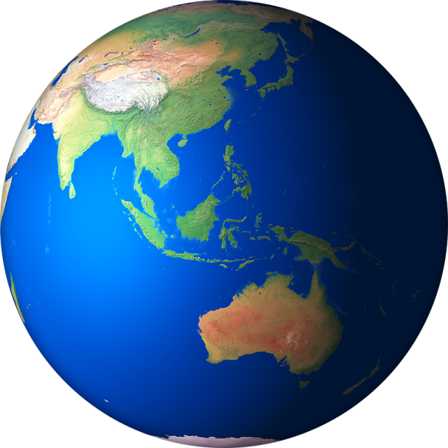 3d Globe Icon World Map Stock Vector 249079033 - 