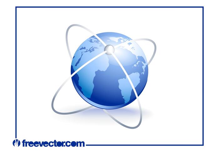 Free 3D Globe Vector Icon - Download Free Vector Art, Stock 