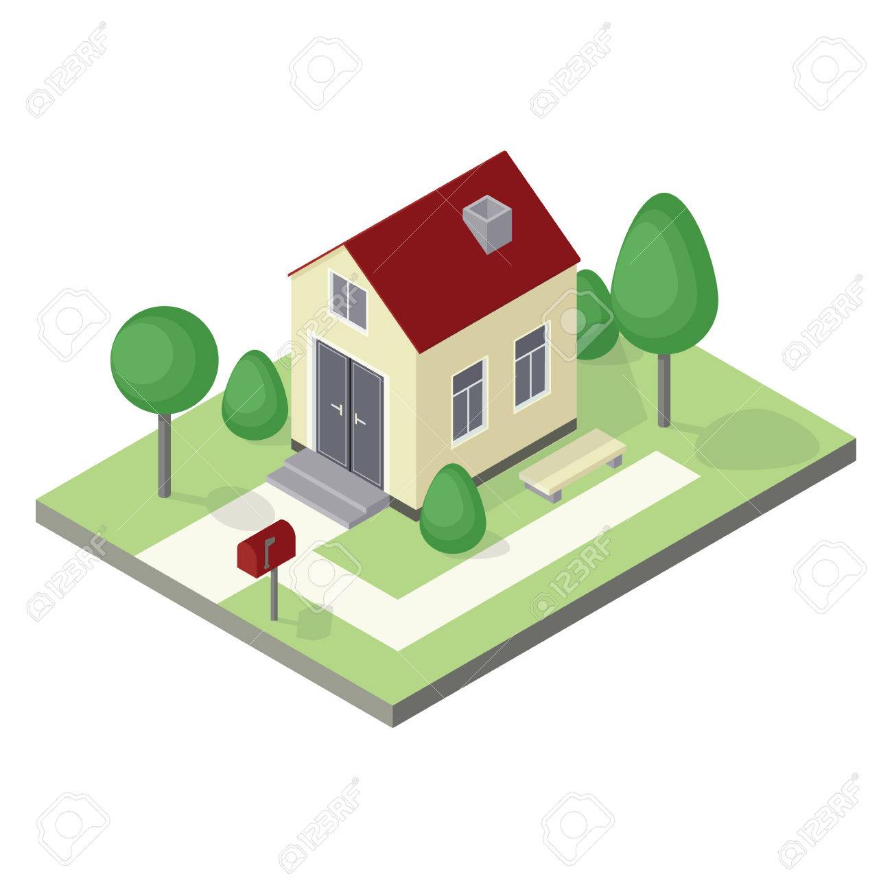 House Icon Clip Art at  - vector clip art online, royalty 