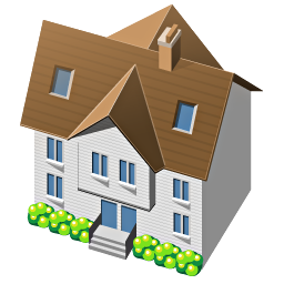 abstract 3d cool detailed house icon Vector illustration | Free 