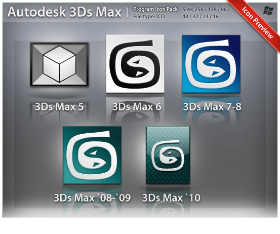 3ds Max Icon | Project Iconset | Alex
