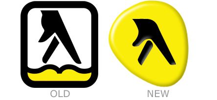 Yellow,Font,Sign,Logo,Trademark,Signage,Clip art,Symbol,Icon