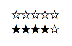 Rating icons | Noun Project