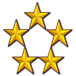 5 Star Rating Icon Vector Illustration Stock Vector 519705664 