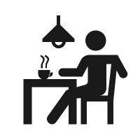 Table,Line,Logo,Font,Furniture,Clip art,Graphics,Sitting,Icon
